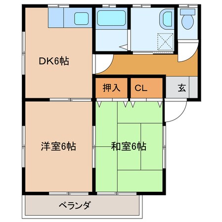 リバーサイド21の物件間取画像